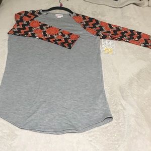 Lularoe randy baseball tee